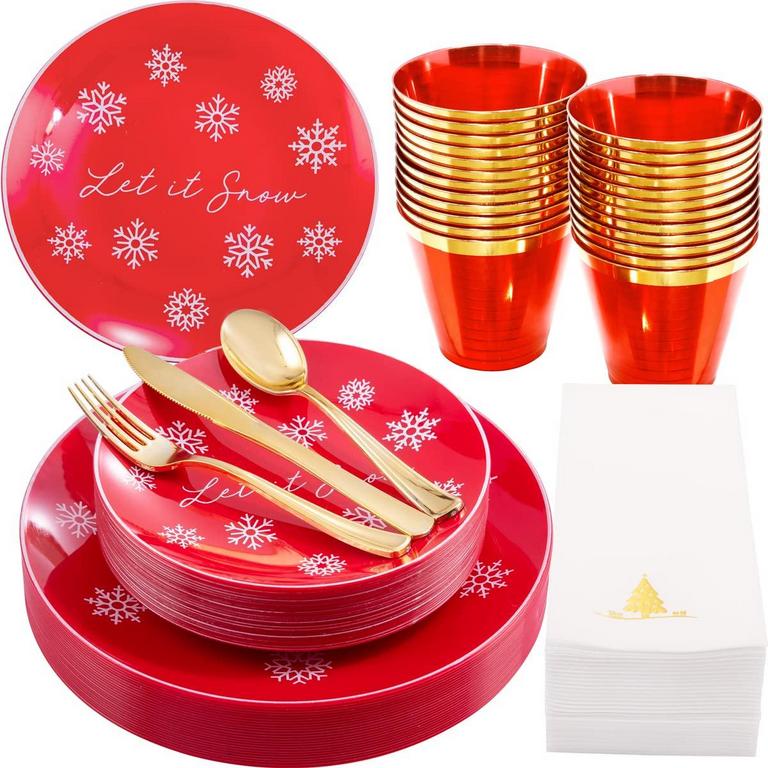 HIOASIS XMAS PARTY SUPPLIES 175PCS 