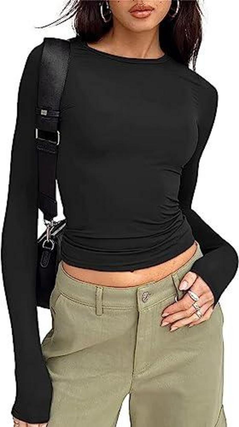 SKINNY CROP TOP TEE