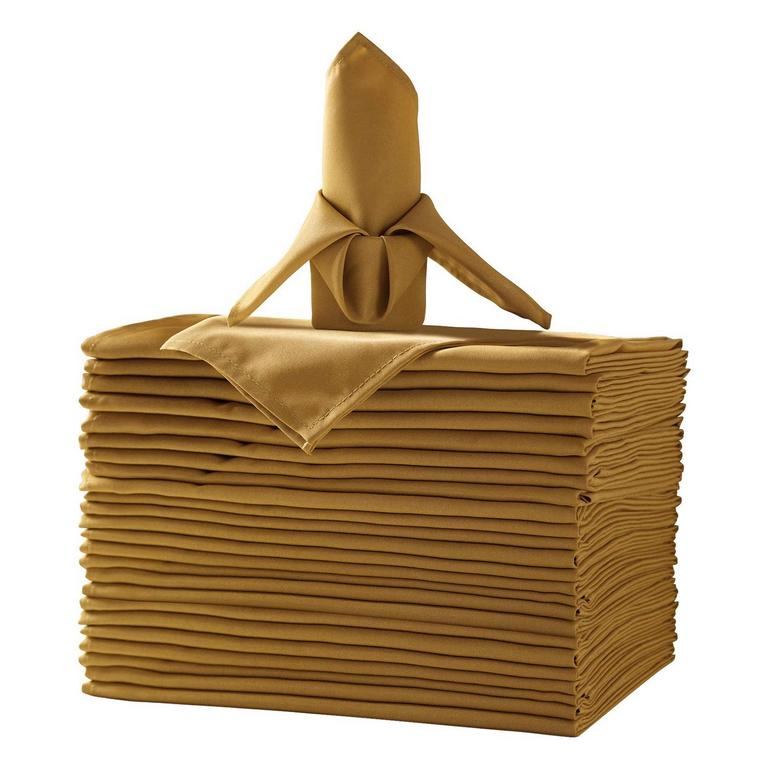 ASCOZA 25PC GOLD NAPKINS