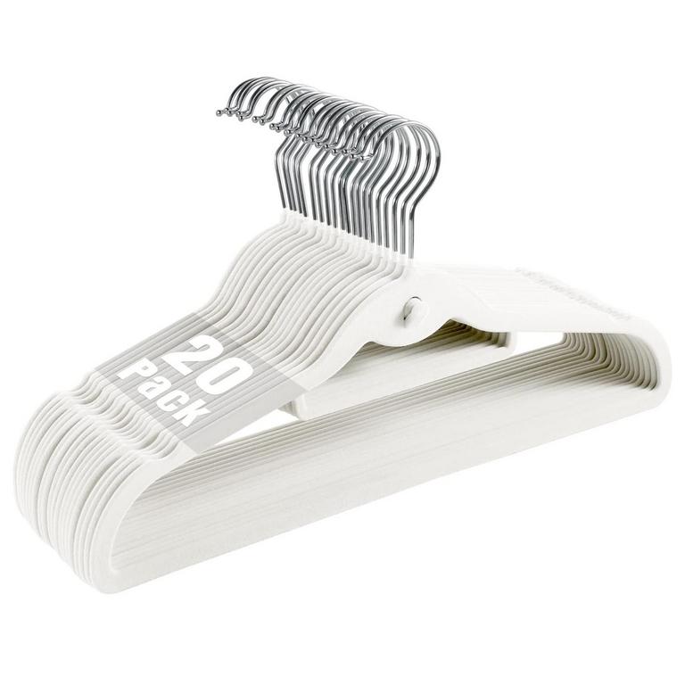 JOHNEYRULU 20PK VELVET HANGERS