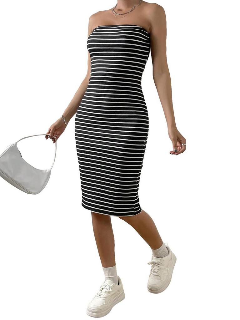 S PENCIL MIDI DRESS