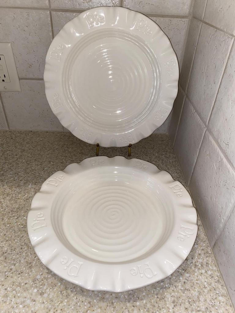 Auction Ohio Ceramic Pie Pan