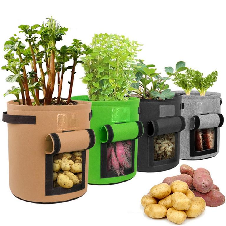 4 SYRUI 10GAL GROW BAGS