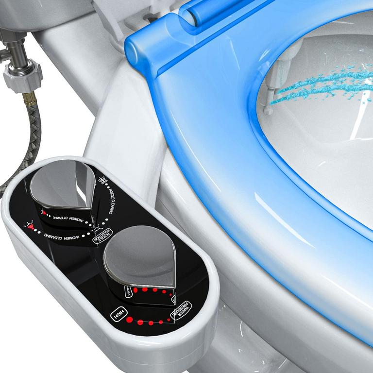 CLEAR REAR BIDET ATTACHMENT