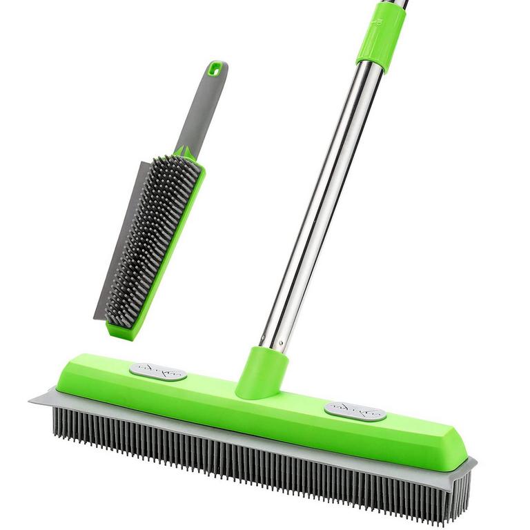 RUBBER PET HAIR BROOM