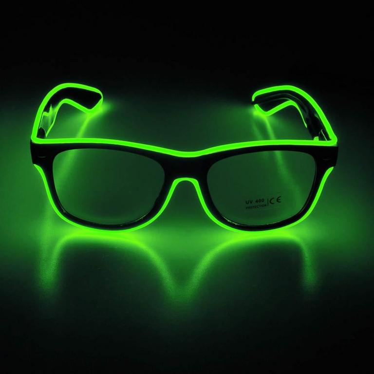 NEON RAVE GLASSES
