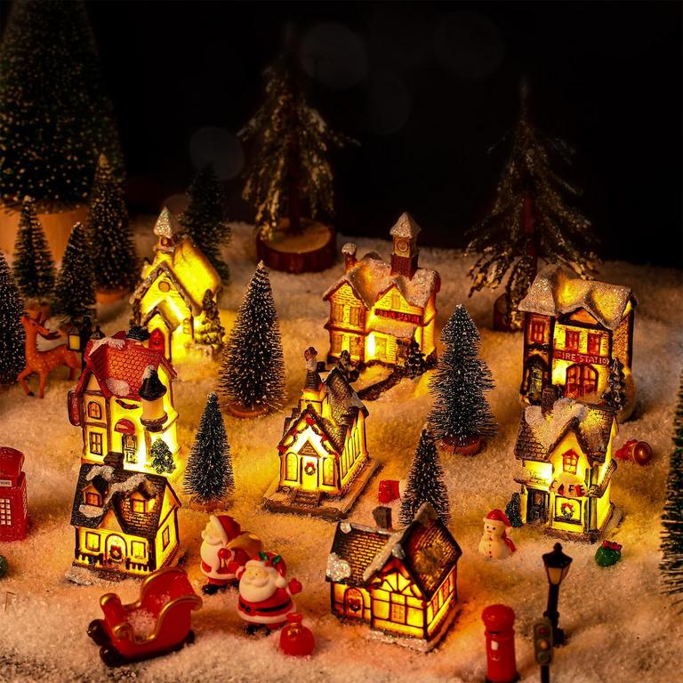 CINDEER 43PCS XMAS VILLAGE