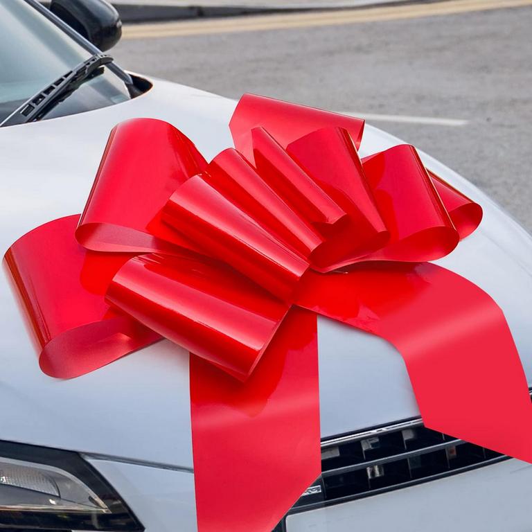 BIG RED CAR BOW 30IN