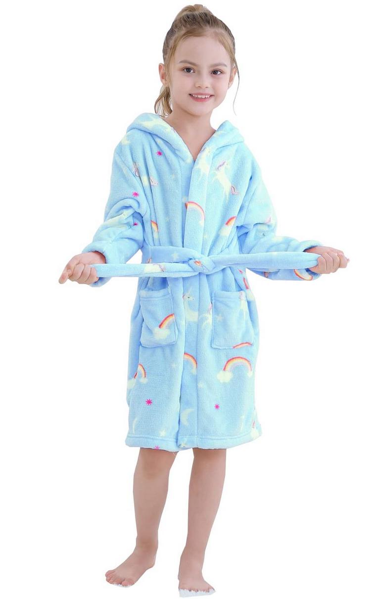 UMEYDA GIRLS HOODED ROBE