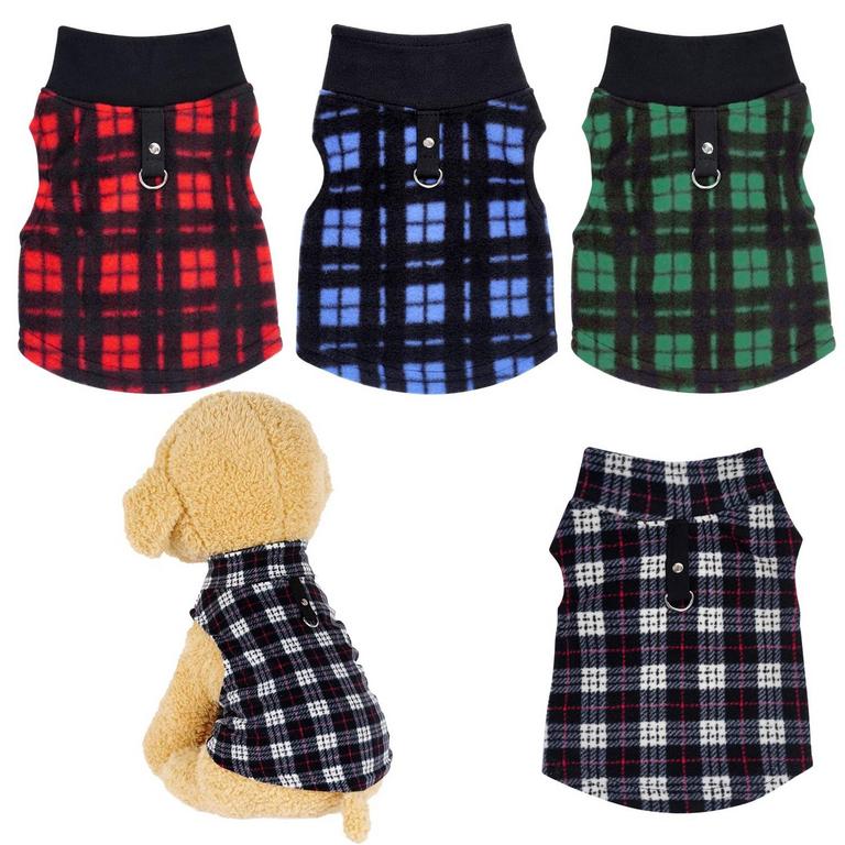 RBENXIA 4PC DOG SWEATERS M