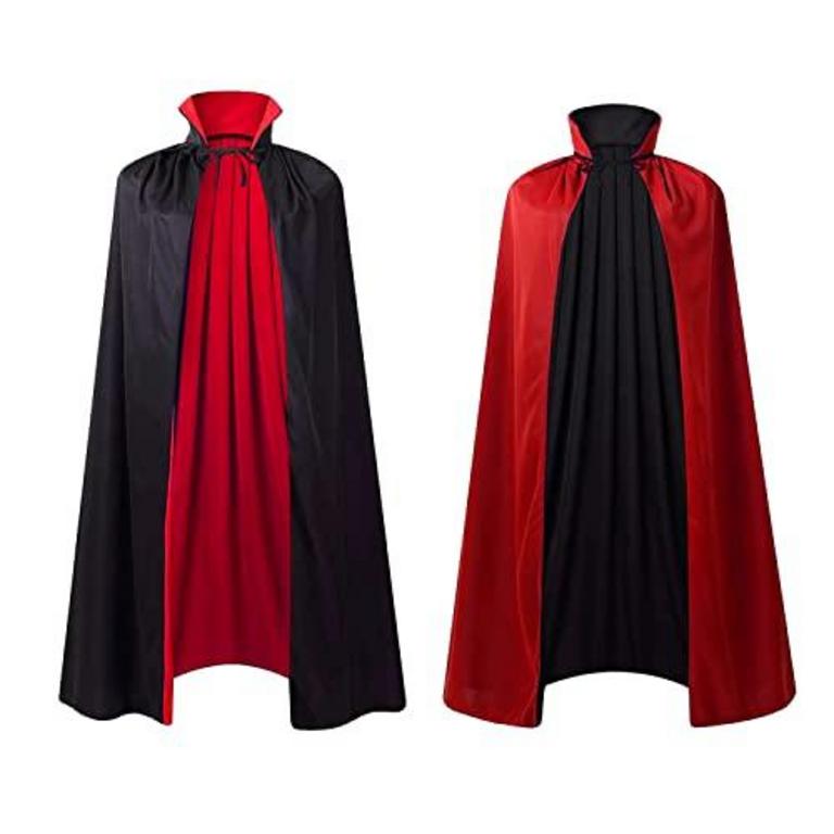 REVERSIBLE HOOD MASQUERADE CAPE