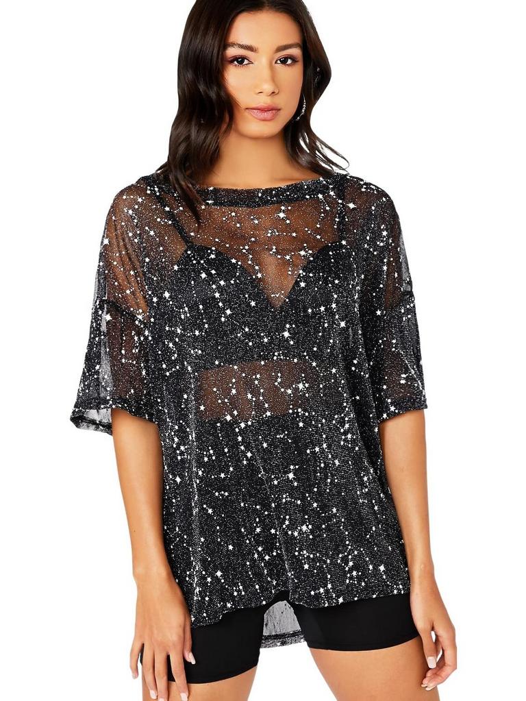 MAKEMECHIC MESH T-SHIRT L