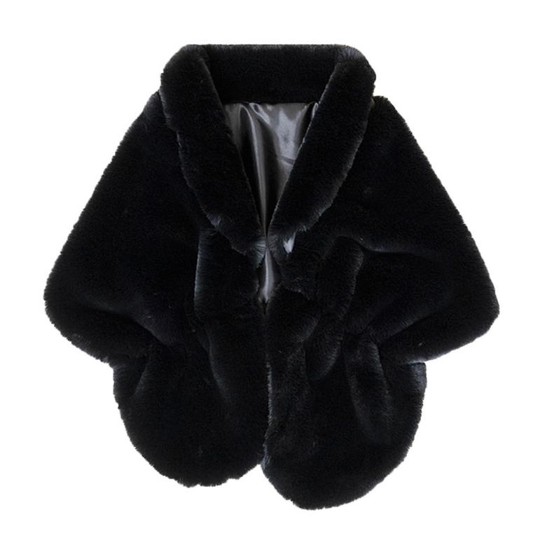 FASHOWLIFE FAUX FUR SHAWL PLUS
