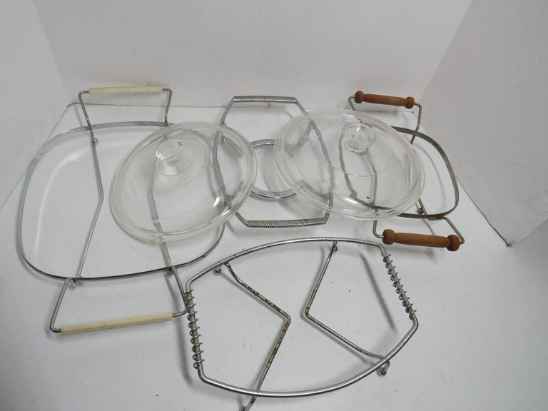 Auction Ohio Glass Lids, Cradles