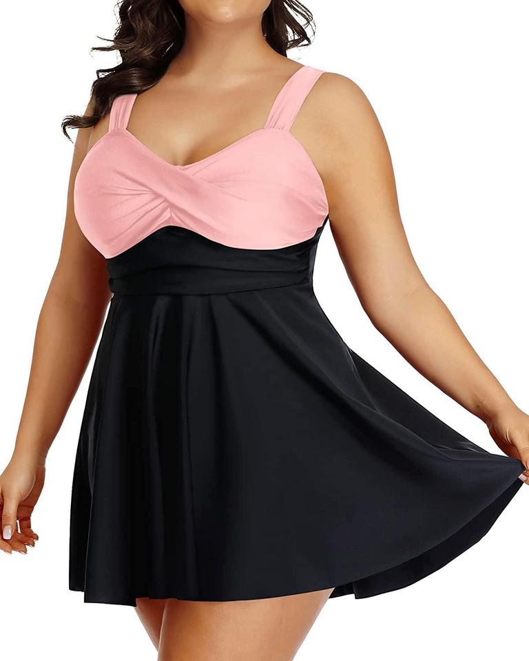 PLUS SIZE TANKINI SET