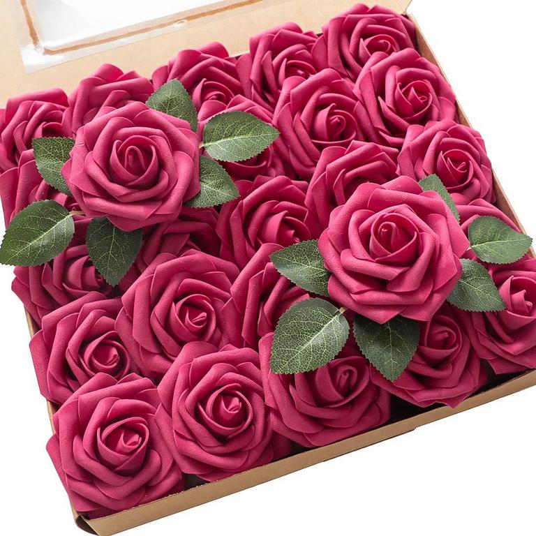 FLOROOM 25PC ARTIFICIAL ROSES