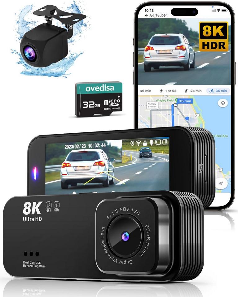 8K UHD CAR DASH CAMERA 