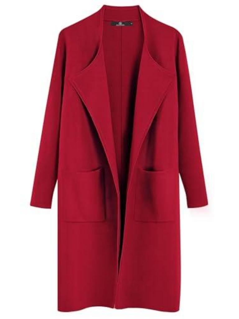 LILLUSORY RED CARDIGAN L