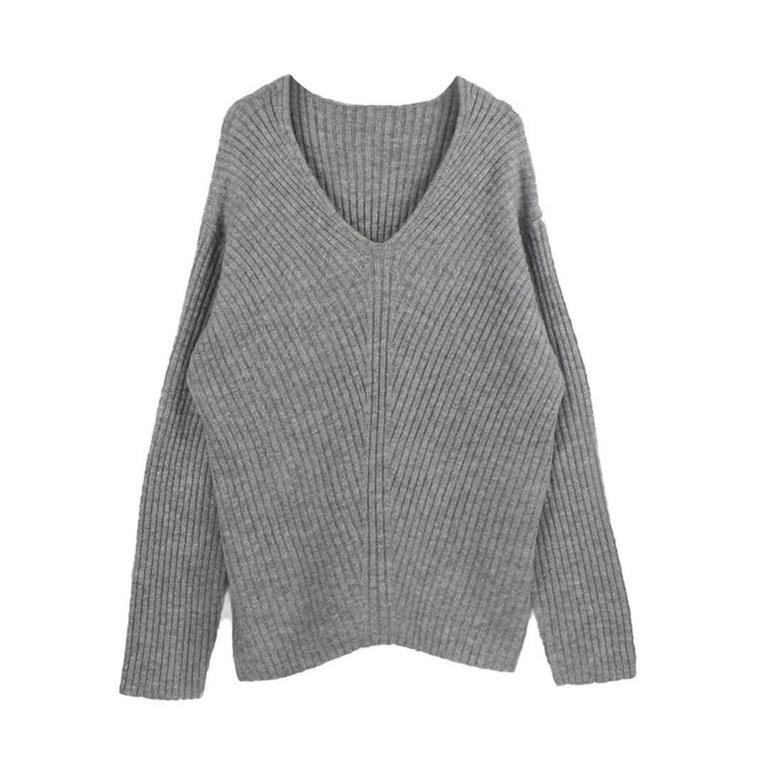 VNECK KNIT SWEATER