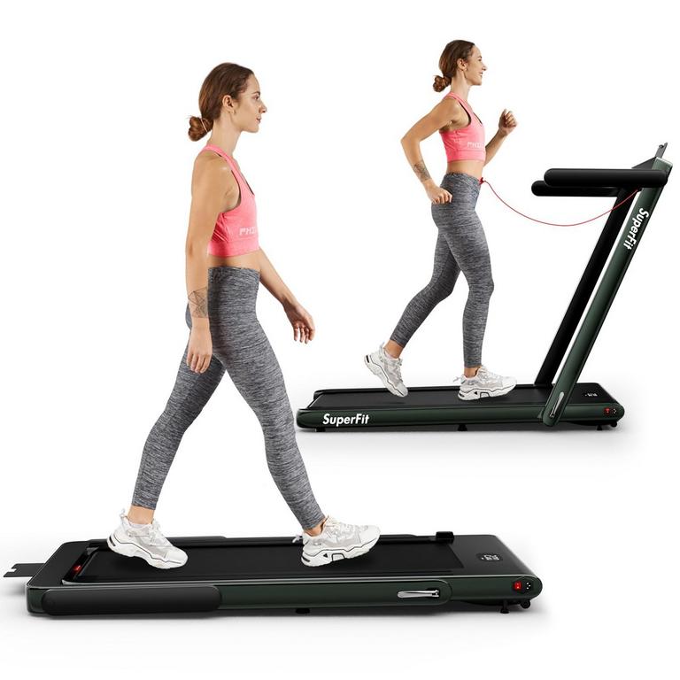 GOPLUS 2IN1 FOLD TREADMILL