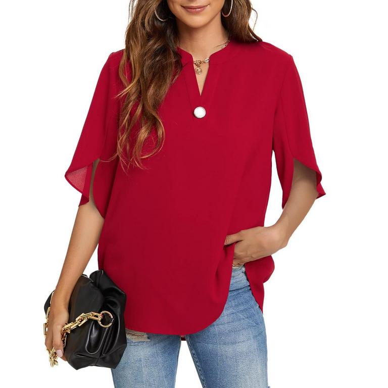 FUNLINGO V-NECK TOP