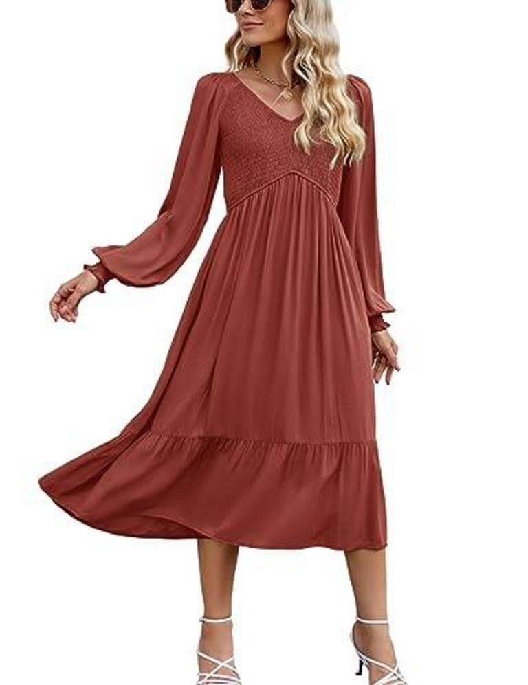 ZILCREMO V-NECK DRESS XL