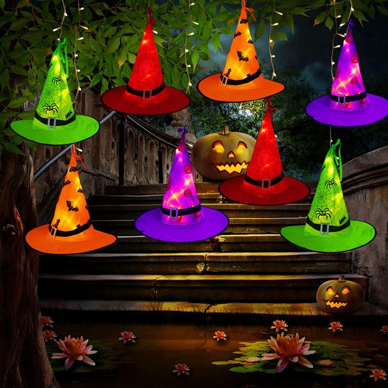 TCAMP WITCH HATS LIGHTS 8PCS 