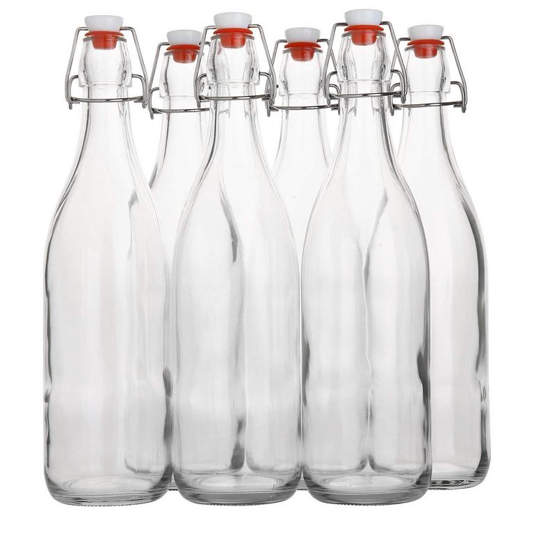 GLASS BOTTLE W/STOPPER