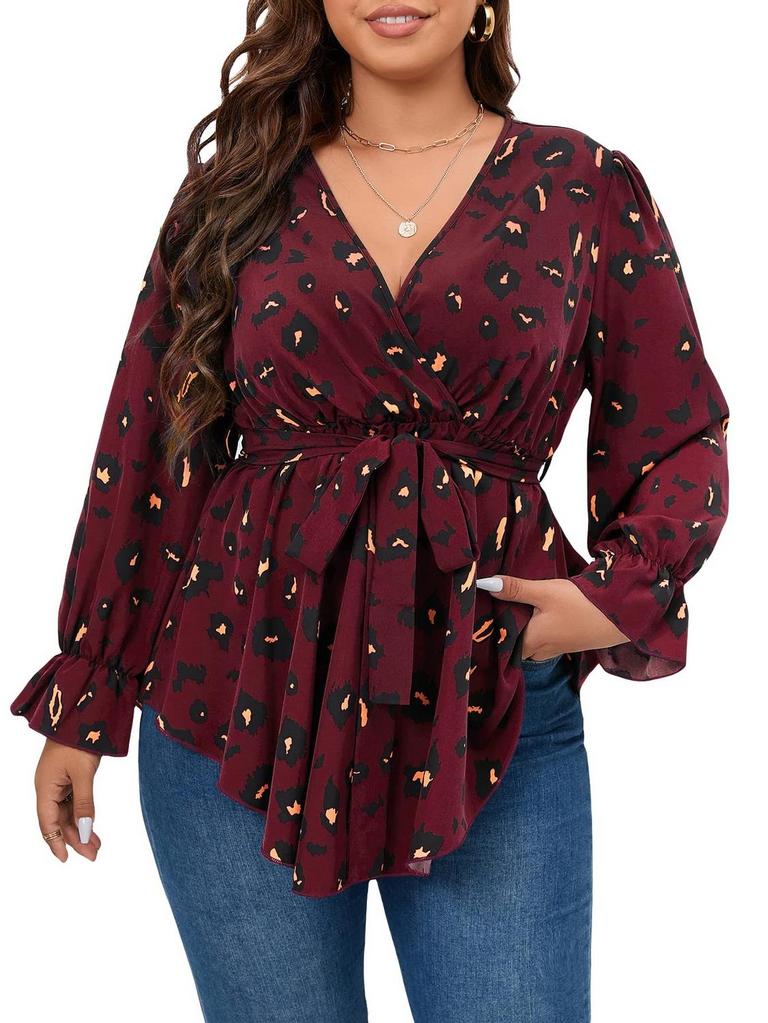 OYOANGLE XL PEPLUM BLOUSE