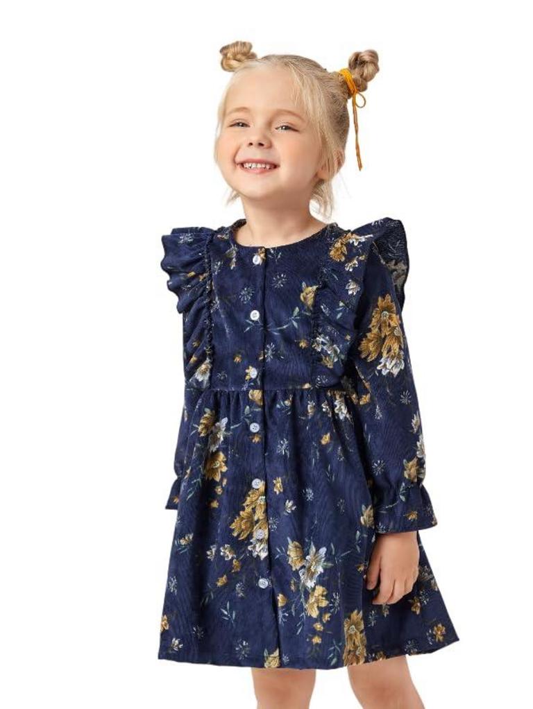 SOLY HUX FLORAL DRESS GIRL