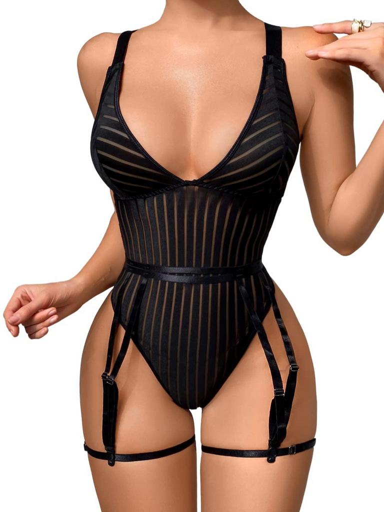 KAEI&SHI BODYSUIT S BLACK