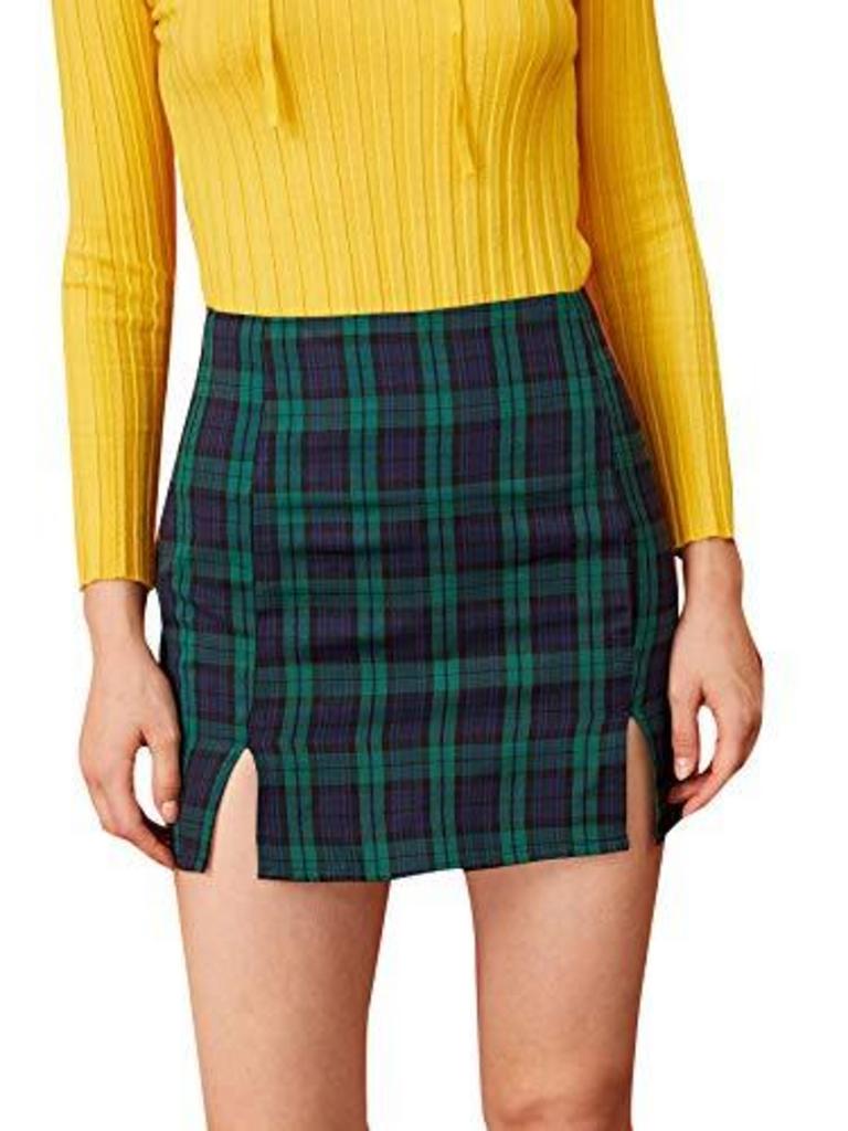 WDIRARA PLAID SKIRT M
