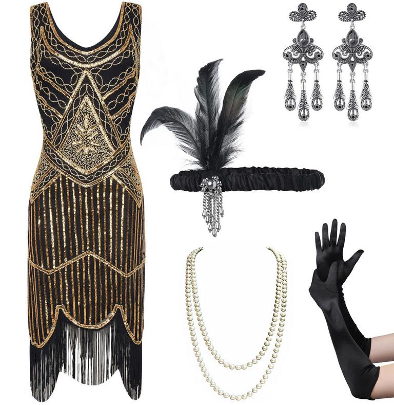 COUCOLAND 1920S FLAPPER DRESS