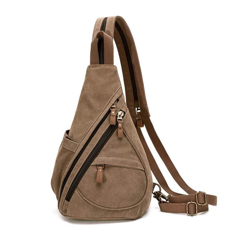 SMALL CANVAS SLING BAG