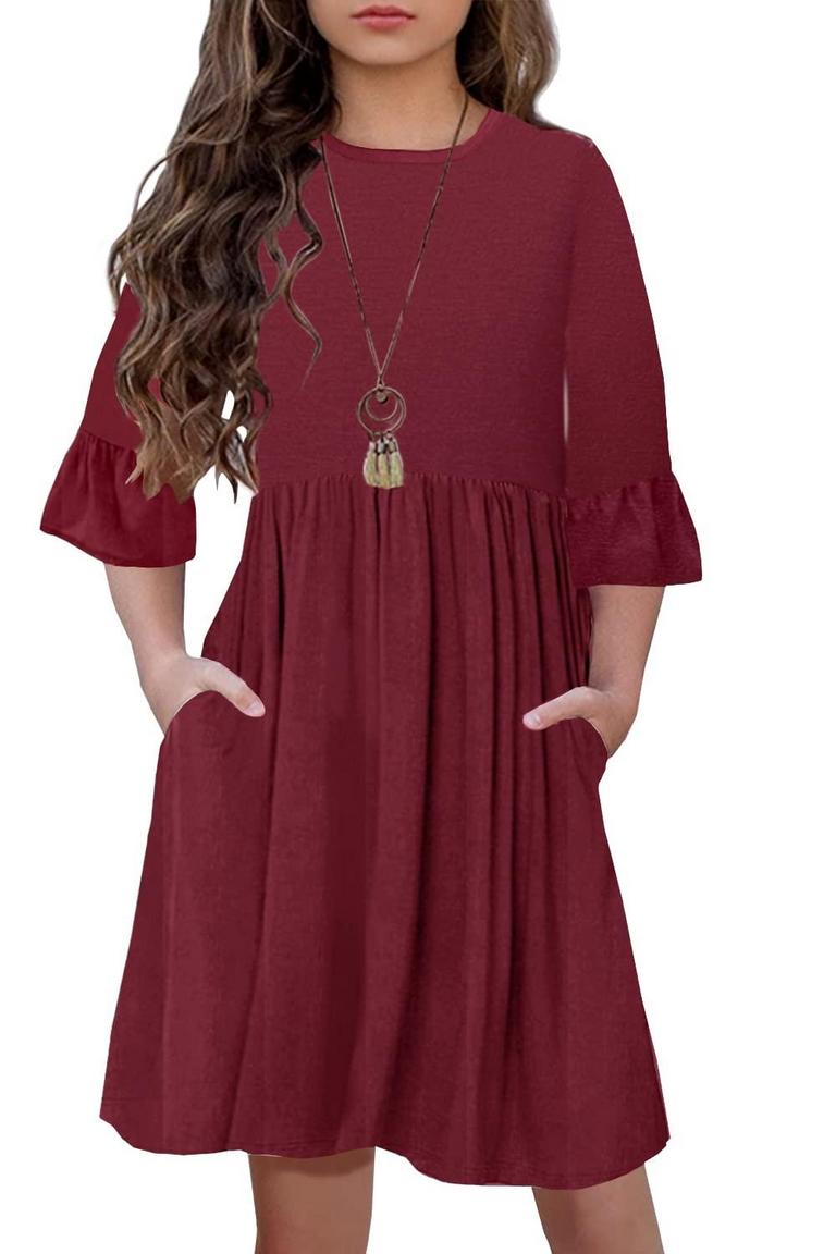 HOSIKA GIRLS MIDI DRESS