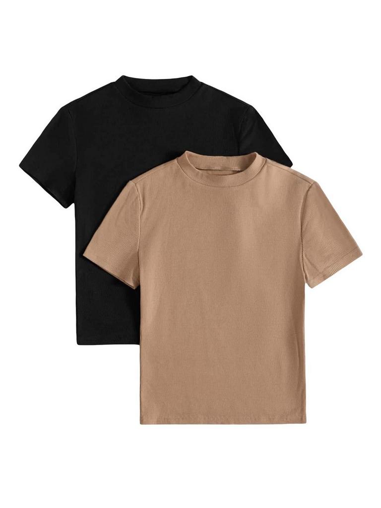 VERDUSA MOCK NECK TEE L