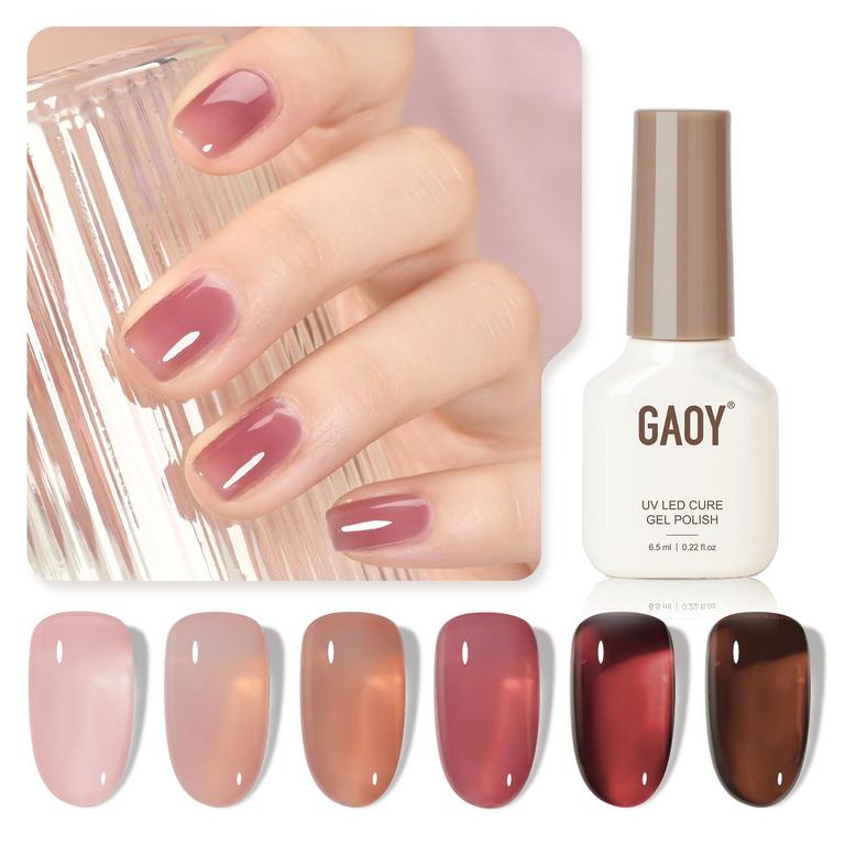 GAOY ROSE GEL NAIL POLISH