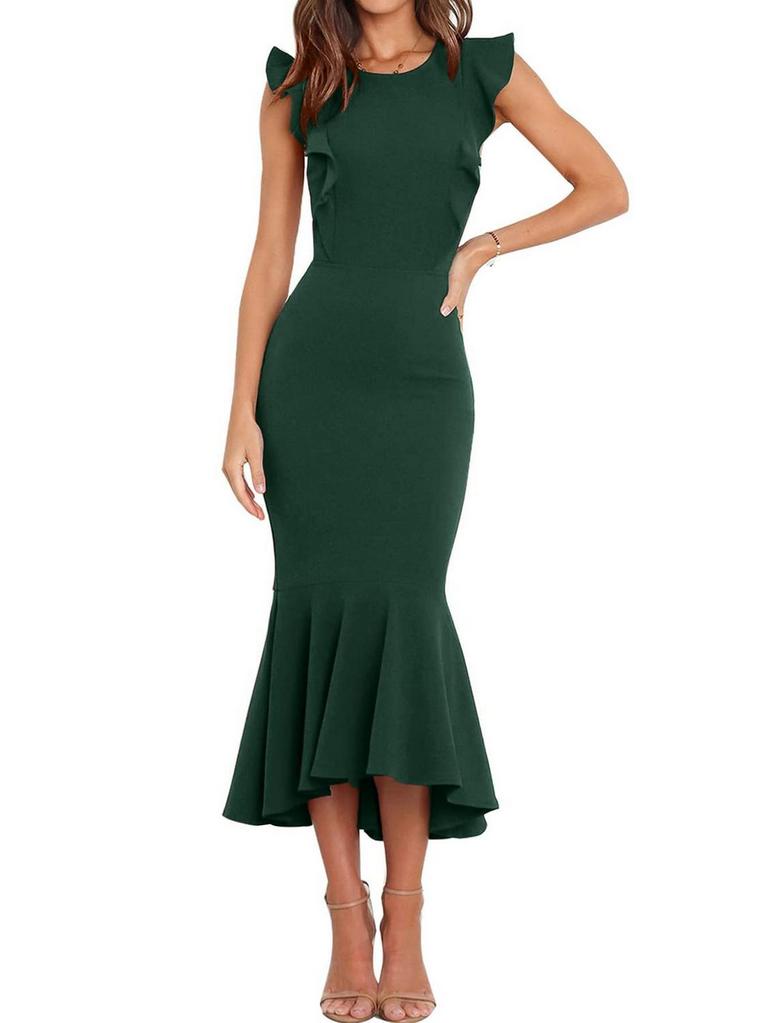 ABYOXI RUFFLE DRESS M