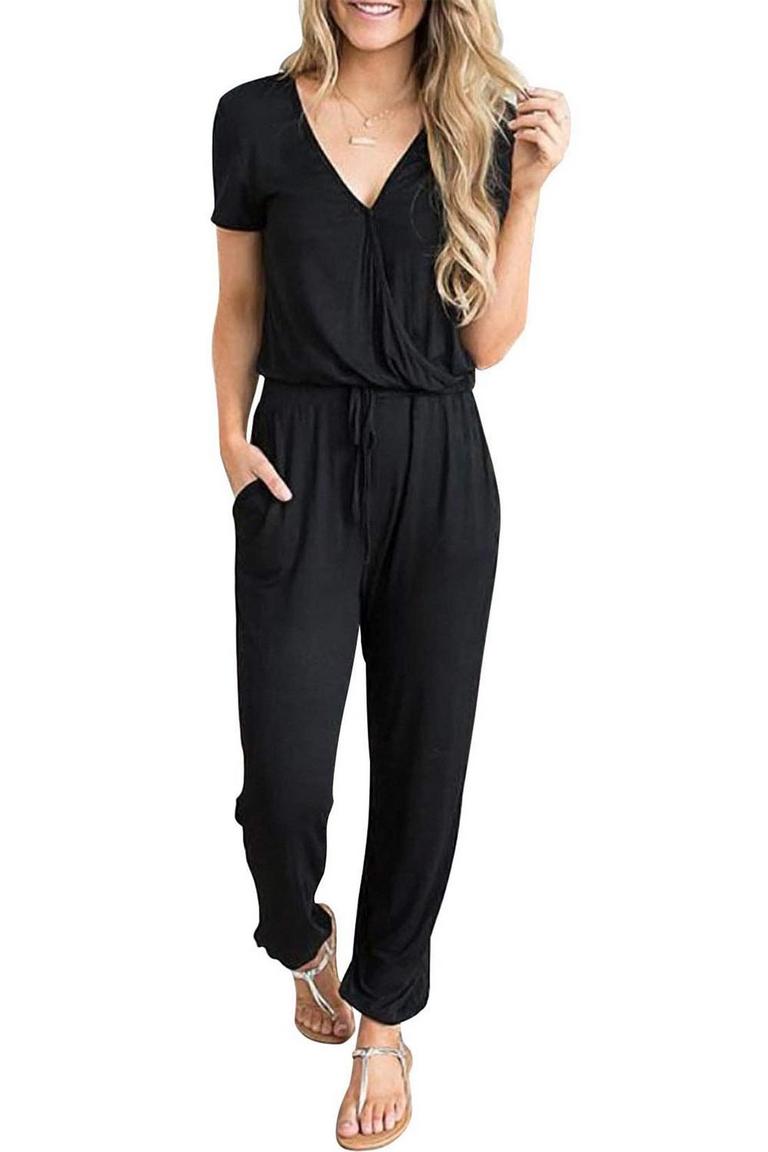 PRETTYGARDEN VNECK ROMPER L