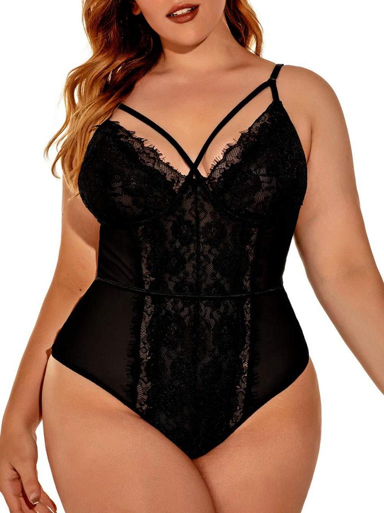 KAEI&SHI LACE BODYSUIT XL