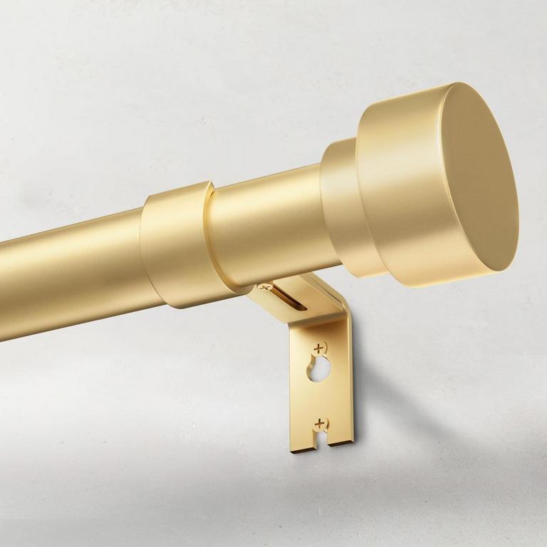 IFELS GOLD CURTAIN ROD 72-144IN