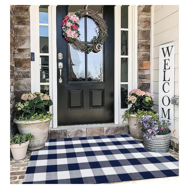 EARTHALL RUG NAVY BLUE 3FT X 5FT