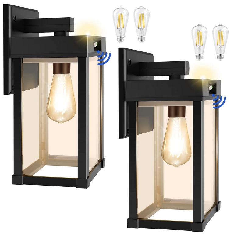 AEQ SOLAR WALL LIGHTS 2PK
