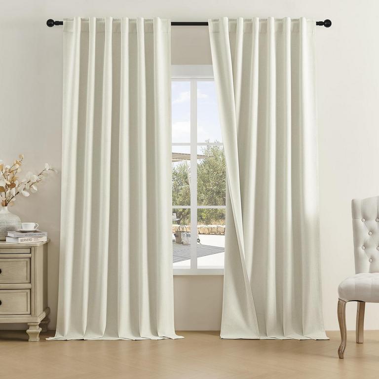 DUALIFE CURTAINS 50"X102" 2PK