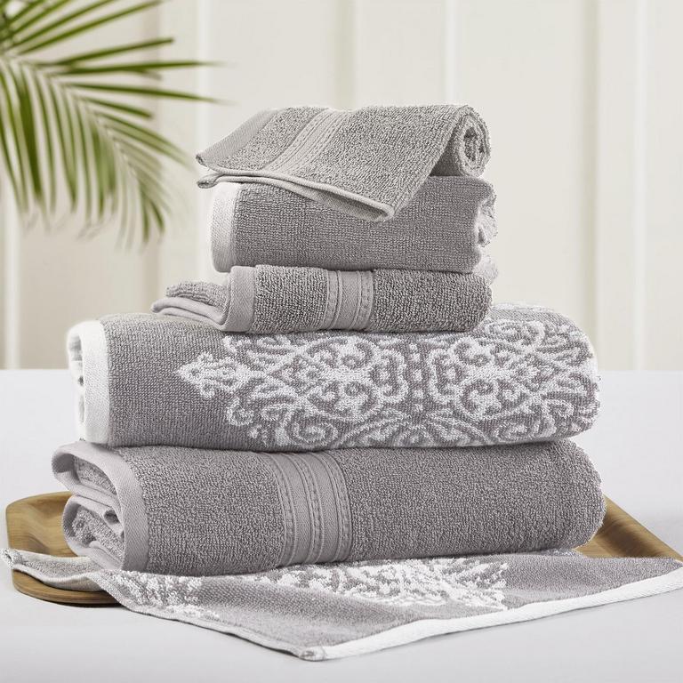 MODERN THREADS BATH TOWELS 6PC SET