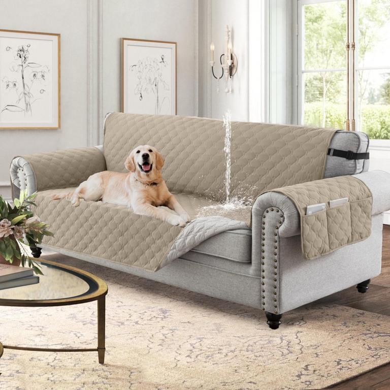 SANMADROLA SOFA COVER KHAKI
