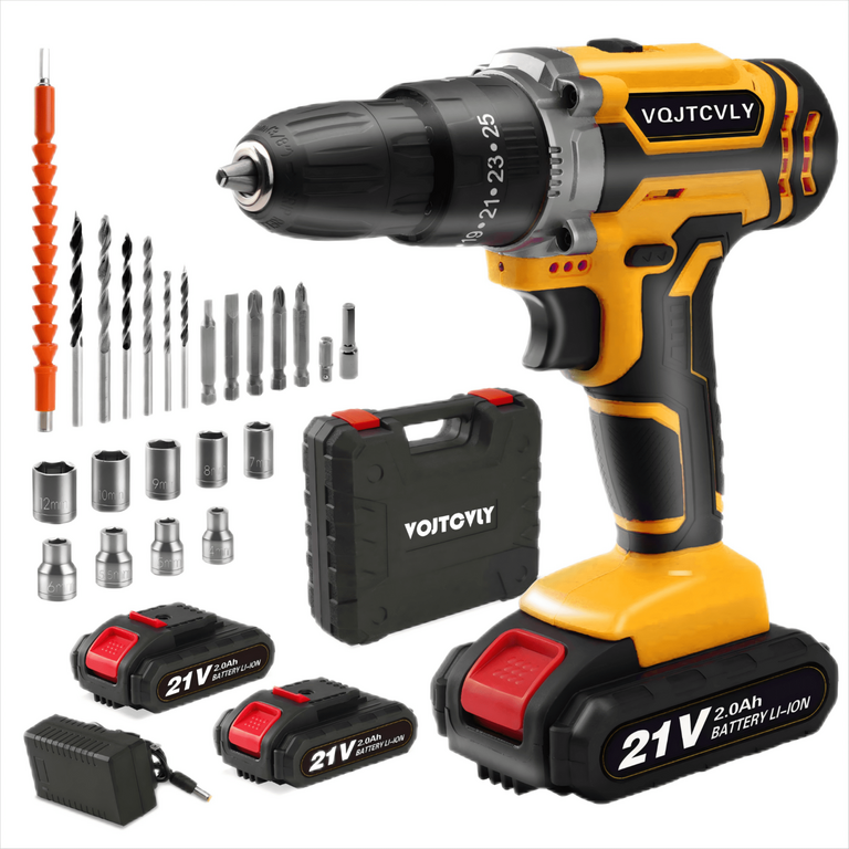 VQJTCVLY CORDLESS DRILL