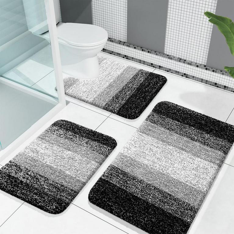 OLANLY BATH RUGS SETS 3PC