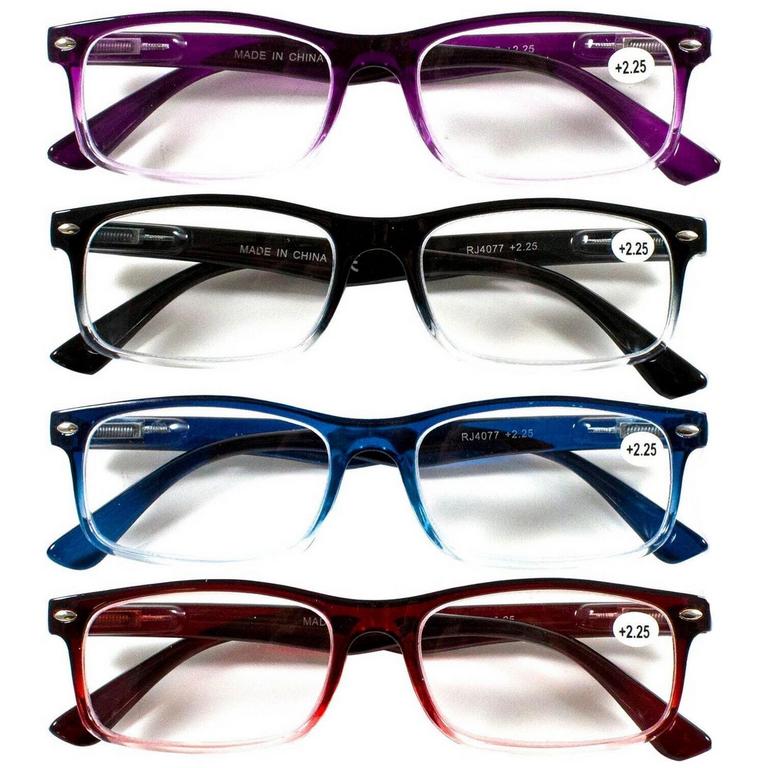 YUBNLVAE READING GLASSES 3.0X 4PK