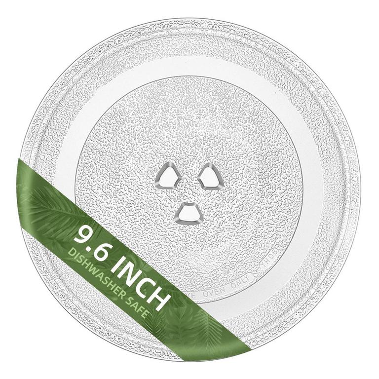 GEMROOM 9.6IN GLASS MICROWAVE PLATE